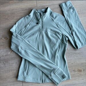 Lululemon cropped Define Jacket, Seafoam Green size 6